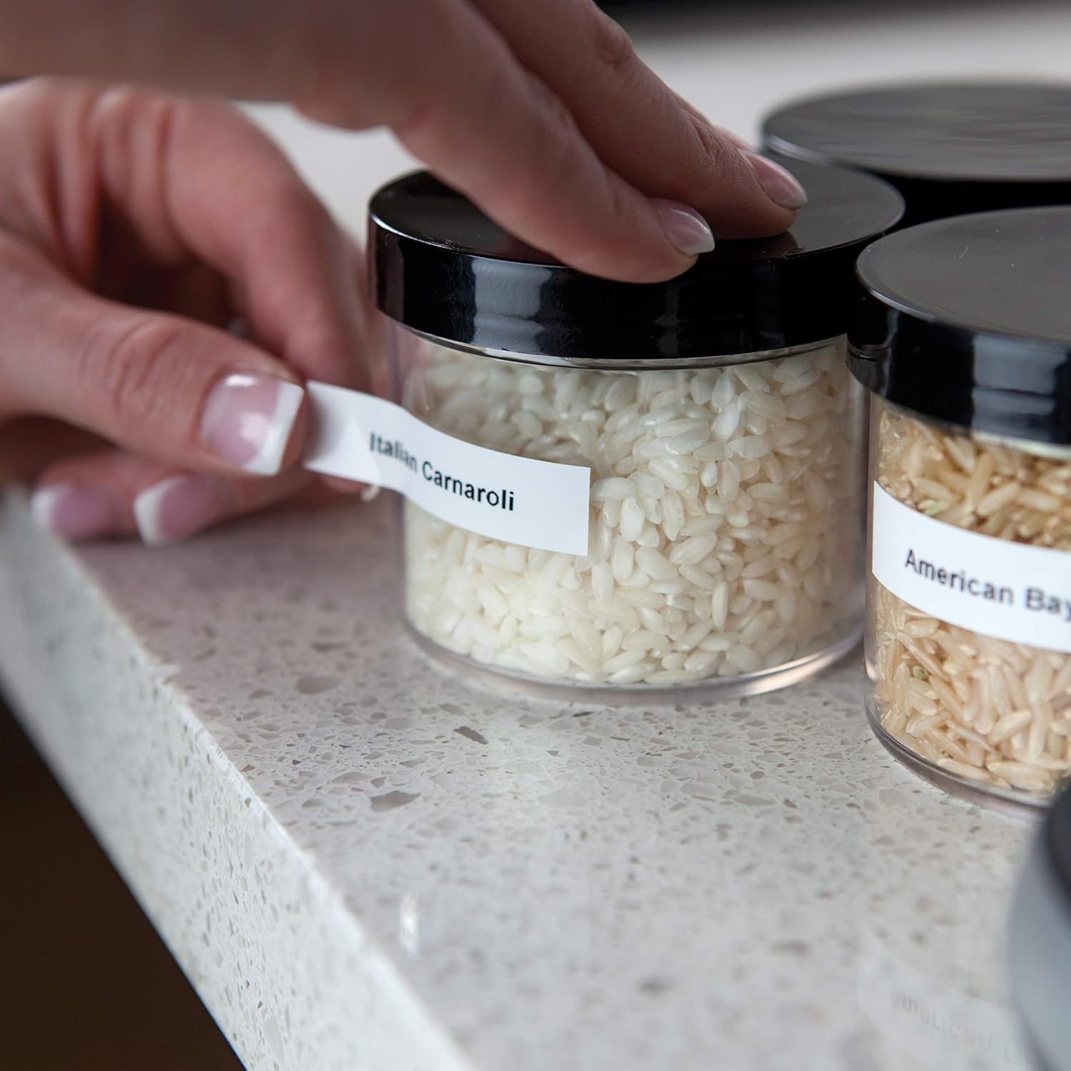 DYMO LetraTag Bundle 100T printer, with 13 ft black on white labels and 13 ft black on clear labels - Image 2